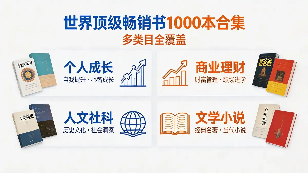 世界顶级畅销书1000本合集