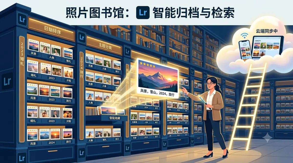 Lightroom Classic 入门课：LinkedIn 初中级培训中文字幕版