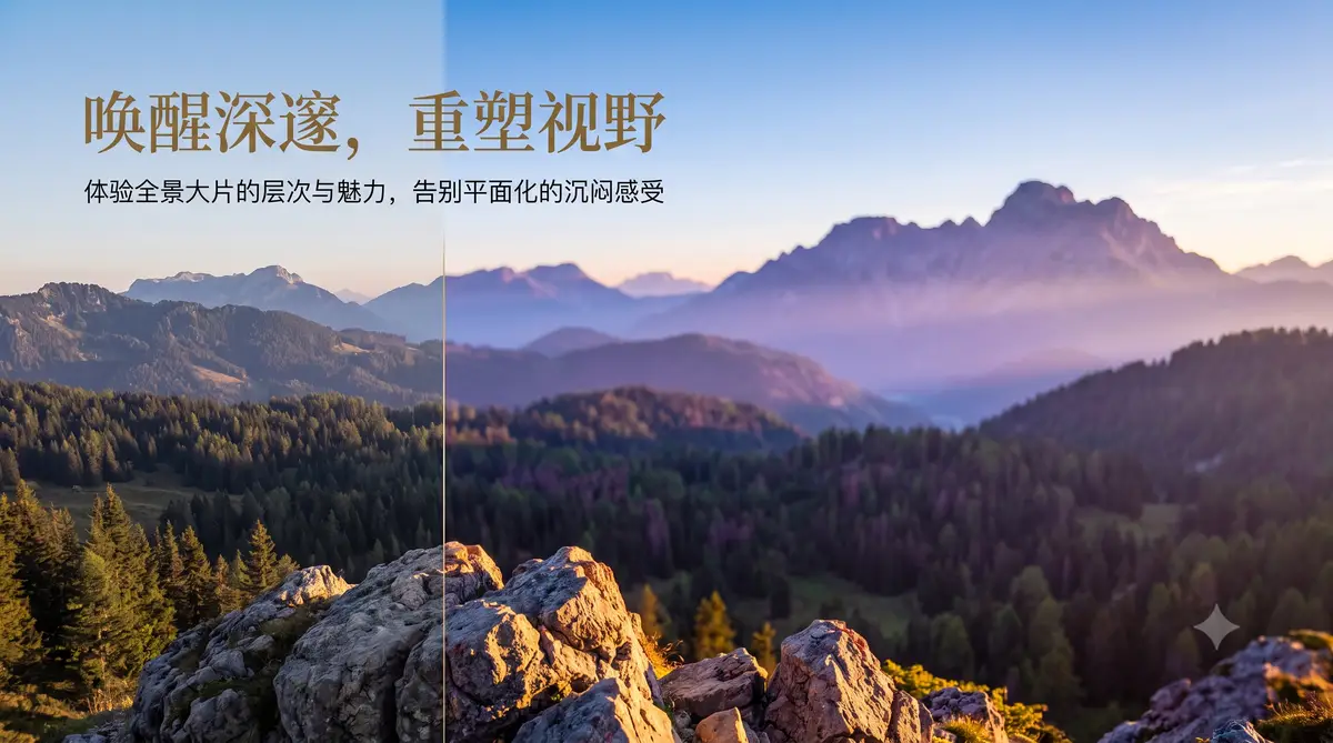 风光照片没有纵深感？大气透视后期法拆解